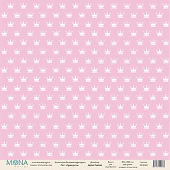 Бумага "Розовый единорог. Принцесса" (MonaDesign)