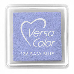 Подушечка чернильная пигментная Versacolor, размер 2,5х2,5 см, цвет детский голубой