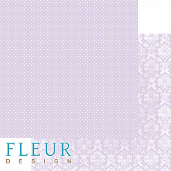 Набор бумаги 30х30 см "Шебби Шик Базовая 2.0", 12 листов (Fleur-design)
