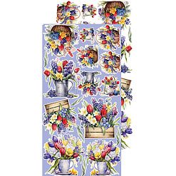 Набор бумаги 30х15 см "Tulip love. Flowers", 18 листов (CraftO'clock)