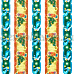 Набор лент текстильных самоклеящихся "Синий с елками" (Reddy)