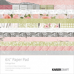 Набор бумаги 16,5х16,5 см "Cottage rose", 40 листов (Kaiser)