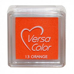 Подушечка чернильная пигментная Versacolor, размер 2,5х2,5 см, цвет оранжевый