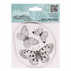 Резиновый штамп "Бабочки" (DoCrafts)