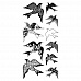 Набор штампов "Узорчатые птицы" (InkaDinkaDo)