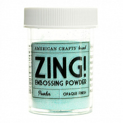 Пудра для эмбоссинга ZING "Powder. Светлый тиффани" (American Crafts)