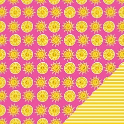 Набор бумаги 15х15 см "Sunny. Солнечный", 36 листов (American Crafts)