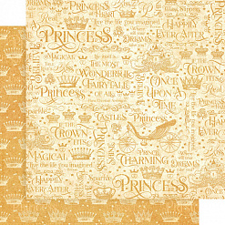 Бумага "Princess. If he crown fits" (Graphic 45)