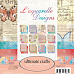 Набор бумаги 15х15 см "L'Aquarelle designs", 24 листа