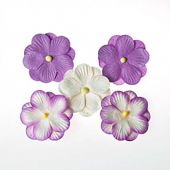 Набор цветочков "Анютины глазки", цвет фиолетовый (ScrapBerry's)