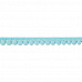 Лента с помпошками "Голубая", ширина 1 см, длина 90 см