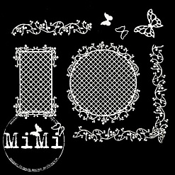 Набор украшений из чипборда "Резная коллекция. Решетки" (MiMi Design)