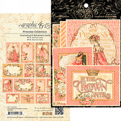 Набор карточек "Princess", 32 шт (Graphic 45)