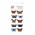 Набор объемных наклеек 9,5х16 см "Бабочки" (DoCrafts)