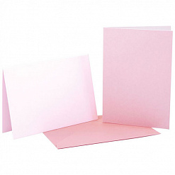 Набор заготовок для открыток 7х10 см "Дикая роза" с конвертами (DoCrafts)