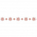 Скотч бумажный "Снежинки красные" (ScrapBerry's)