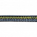 Лента атласная с рисунком "Зиг-заги", ширина 1,2 см, длина 3 м (Gamma)