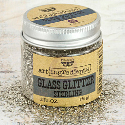 Стеклянный топпинг "Glass glitter. Sterling" (Prima Marketing)