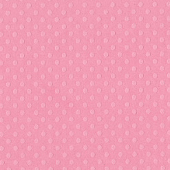 Кардсток Bazzill Basics 30,5х30,5 см однотонный с текстурой светлых точек, цвет розовый