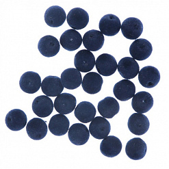 Набор бусин "Бархат. Тёмно-синие", диаметр 0,9 см
