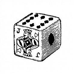 Штамп "Кубик" (Stamperia)