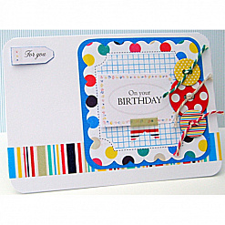 Набор бумаги 30х30 см "Spots & Stripes. Brights", 48 листов (DoCrafts)