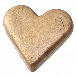 Набор кнопок "Сердца бронзовые", 25 шт (Knorr Prandell)