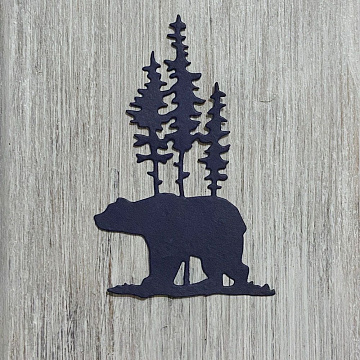 Нож "Медведь", 5х8 см (ArtScrap)