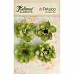 Набор цветов из мешковины "Фисташка" (Petaloo)