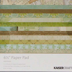 Набор бумаги 16,5х16,5 см "Heirloom. Фамильная ценность", 40 листов (Kaiser)