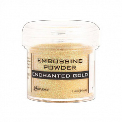 Пудра для эмбоссинга 30 мл, очаровывающий золотой (Ranger Enchanted Gold)
