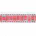 Лента атласная с рисунком "Плетеный узор", ширина 1,2 см, длина 3 м (Gamma)