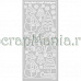 Контурные наклейки "Снеговики", цвет серебро (Artemio)