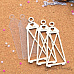 Шейкер "Новогодние гномы. Фонарь треугольный маленький", 4,5х9,5 см (ScrapMania)