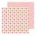 Набор бумаги 15х15 см с фольгированием "Loves me", 36 листов (American Crafts)