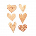 Набор деревянных украшений "С любовью" (АртУзор)