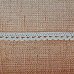 Кружево вязаное "Зигзаг", ширина 1 см, длина 0,9 м, цвет белый