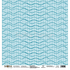 Бумага "Маленькая русалочка. Море в волосах" (MonaDesign)
