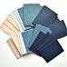 Набор заготовок для открыток 7х10 см "Parisienne Blue", с конвертами (DoCrafts)