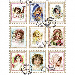 Набор вырубных марок "Юные леди" (Scrapmania)