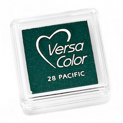 Подушечка чернильная пигментная Versacolor, размер 2,5х2,5 см, цвет океанический