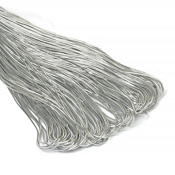 Шнур-резинка "Серебряная", толщина 1 мм, длина 10 м (Magic Hobby)