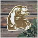 Украшение из чипборда "Медведь" (GoldenHands)