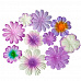 Набор бумажных цветочков "Сиреневый" (ScrapBerry's)