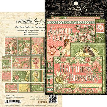 Набор карточек "Garden Goddess", 32 шт (Graphic 45)