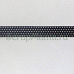 Лента декоративная "Мелкие круги на черном", 1,3 см, длина 90 см