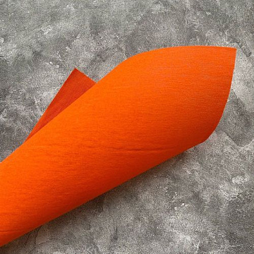 Отрез ткани А4 для цветоделия "Ярко-оранжевый" (CraftHouse)