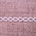 Лента кружевная эластичная "Ажурные цветы", цвет белый, ширина 1,5 см, длина 0,9 м
