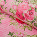 Отрез ткани 48х50 см "Великолепный розарий. Букеты на розовой полосочке" (Артмикс)