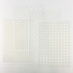 Набор веллума и перфорированной бумаги А4 "Moroccan Blue", 16 листов (DoCrafts)